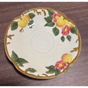 Johnson Bros Peach Bloom Saucer Dish Set Of 9 England Ceramic VTG 1950s No Cups